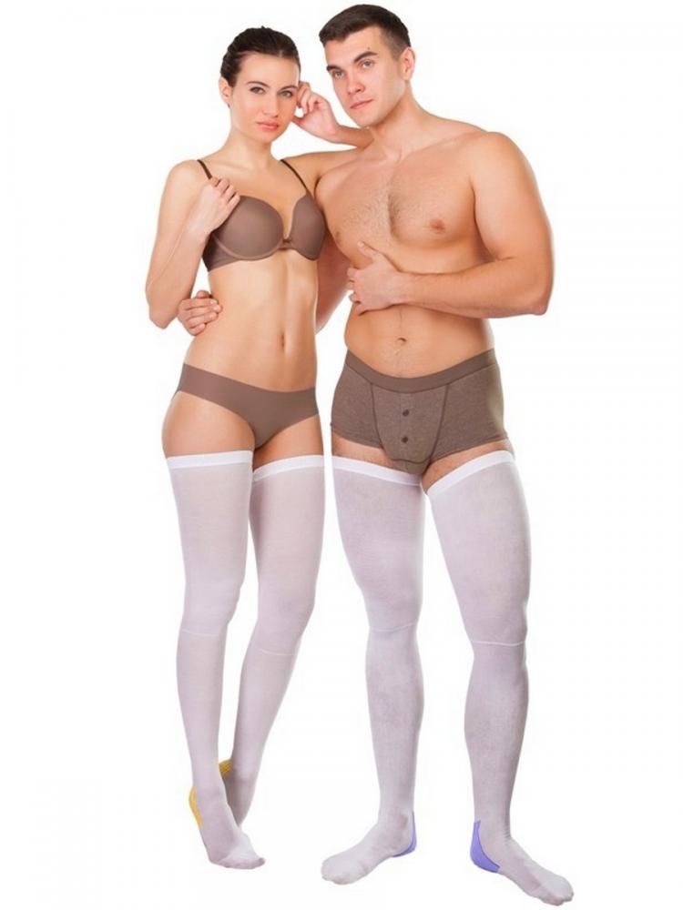 Strip Panty ажурные, белые, размер OS, Passion S006W - Passion - Сексуальные чулки - Купить